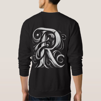 Chemise alphabet avec lettre R Sweatshirt de base