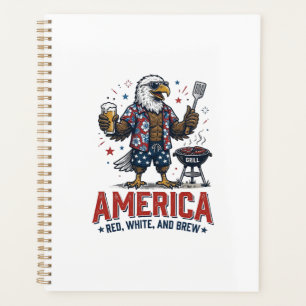 Chemise America Red White And Brew Eagle BBQ (7)_1