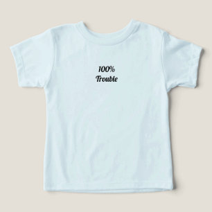 Chemise amusante pour enfants 100% ennuis