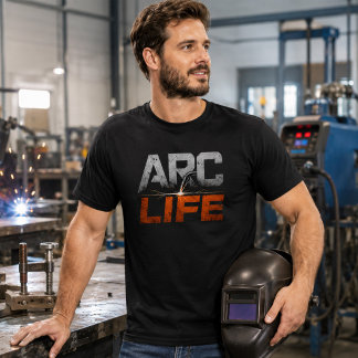 Chemise Arc Life Welder T-shirt drôle de soudage