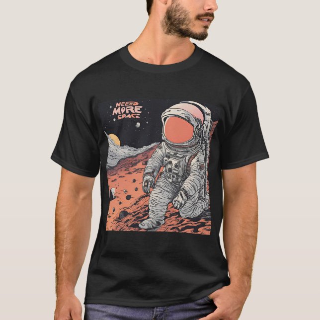 Chemise astronaute - Rêves spatiaux en T-shirts Co (Devant)