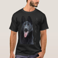 Chemise berger allemande noire Shepard TShirt Chie