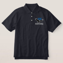 Chemise bleu Polo de la marine de l'ISE