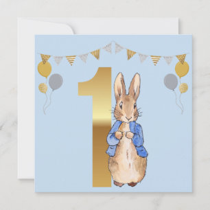 Chemise bleue classique de lapin pour premier anni