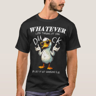 Chemise Canard Drôle Citation Drôle T-shirts Graph