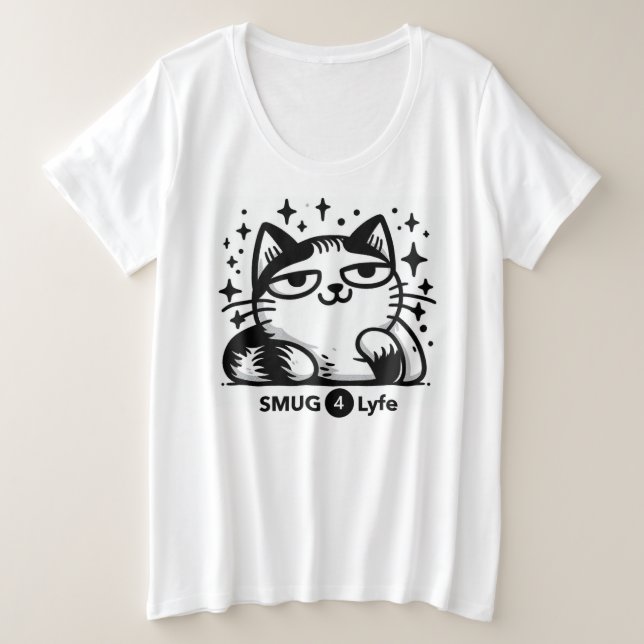 Chemise Chat Smug - SMUG 4 Lyfe Collection (Design devant)