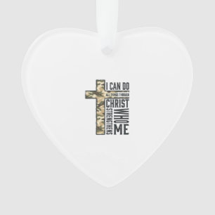 Chemise chrétienne Croix de la Foi Je peux faire t