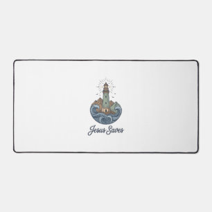 Chemise chrétienne vintage phare Jésus Sauve_1