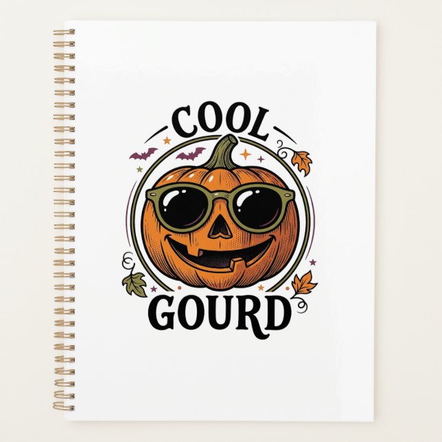 Chemise Citrouille Cool Gravure Vintage Halloween  (Devant)