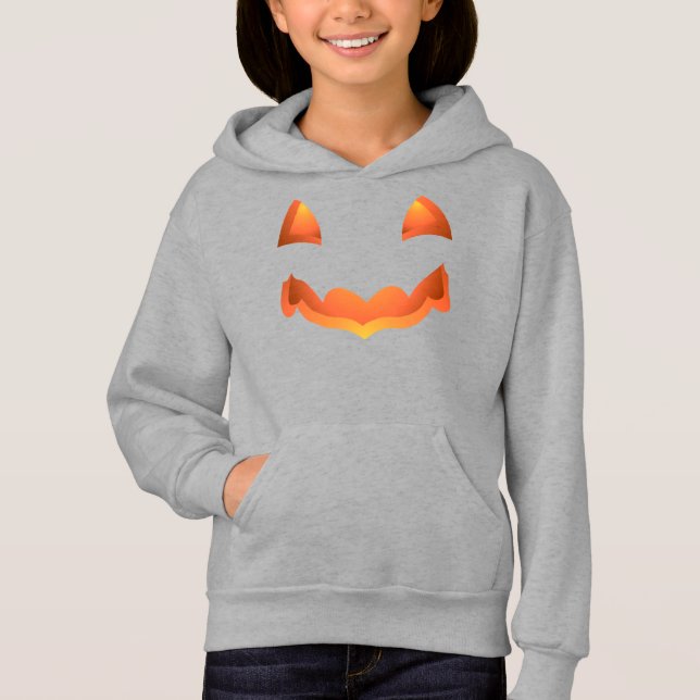 Chemise Citrouille de l'enfant pour l'Halloween (Devant)
