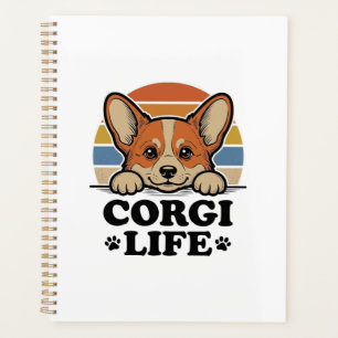 Chemise Corgi Life Gravure Vintage Art Amoureux de