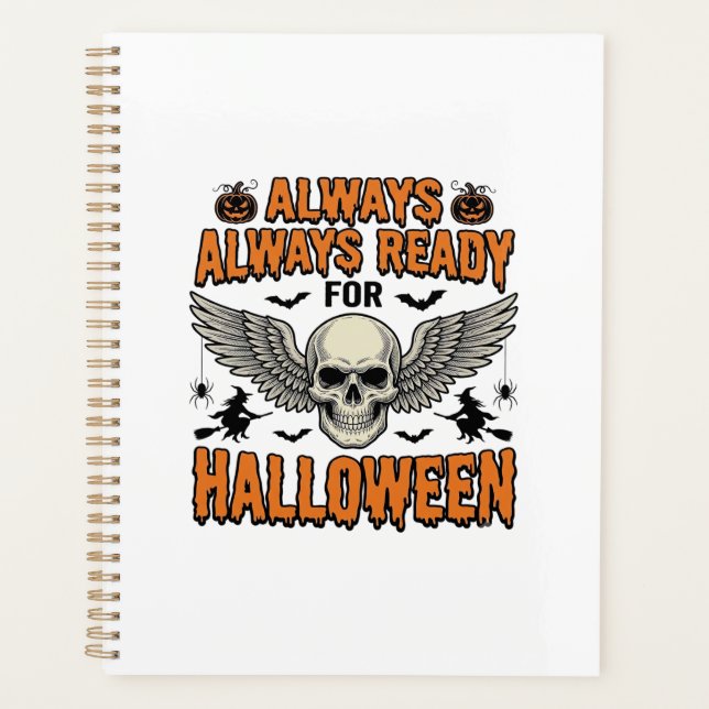 Chemise crâne Halloween Gravure vintage Citation d (Devant)