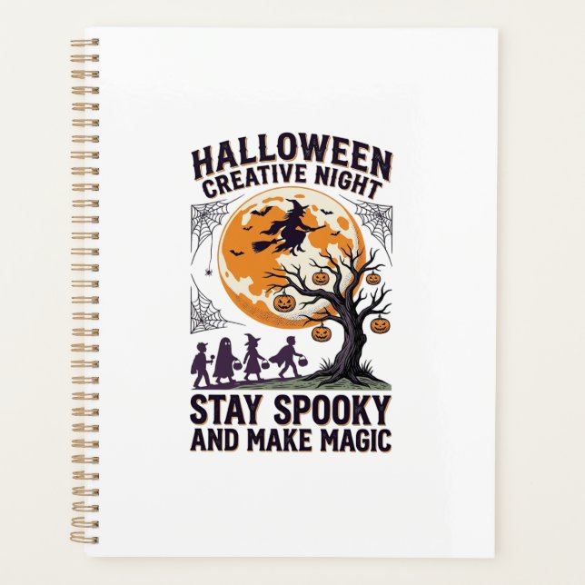 Chemise créative Halloween Art de Lune Spooky Vint (Devant)