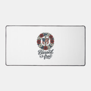 Chemise croisée florale patriotique bénie pour êtr