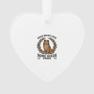 Chemise d'amour de chien Gravure vintage conceptio