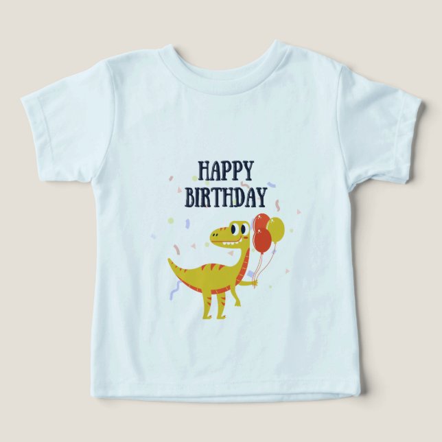 Chemise d'anniversaire pour garçon (Design Recto)