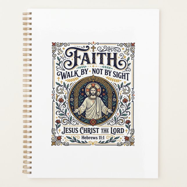 Chemise d'art d'écriture de journal de Bible de Jé (Devant)