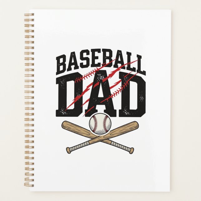 Chemise De Baseball Papa En détresse Gravure Vinta (Devant)