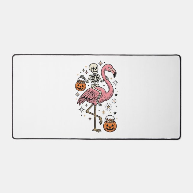 Chemise de bonbons d'Halloween de flamant rose che (Recto)
