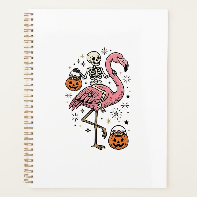 Chemise de bonbons d'Halloween de flamant rose che (Devant)