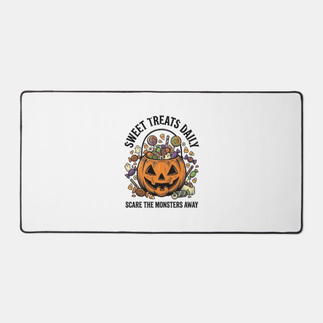 Chemise de bonbons Halloween Dessin de monstre mig (Recto)
