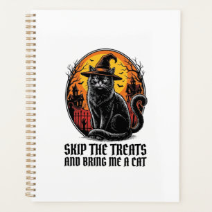 Chemise de chat Halloween Gravure vintage Épouvant