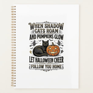 Chemise de chat noir Halloween Gravure de citrouil