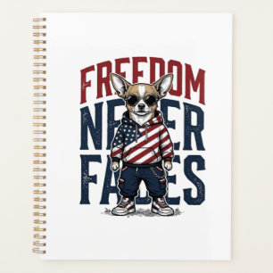 Chemise de chien vintage de liberté de Chihuahua p