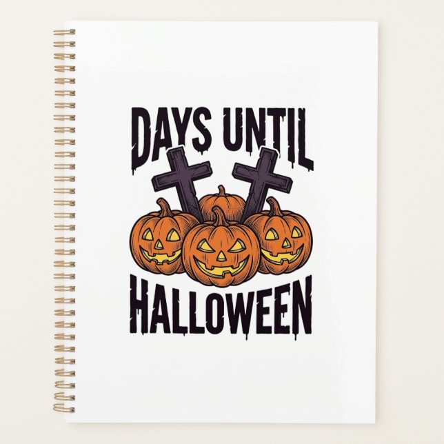 Chemise de compte à rebours d'Halloween Dessin de  (Devant)