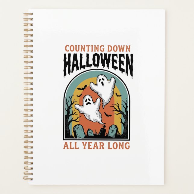 Chemise de compte à rebours d'Halloween Graphique  (Devant)