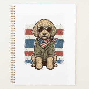 Chemise de conception de gravure vintage de chien