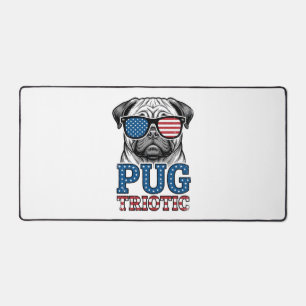 Chemise de conception de gravure vintage pug patri