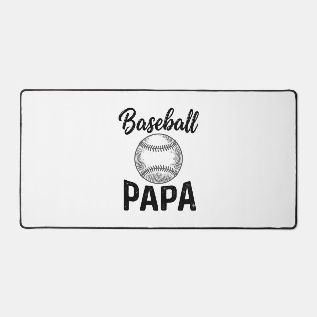 Chemise de design de gravure vintage Baseball Papa (Recto)