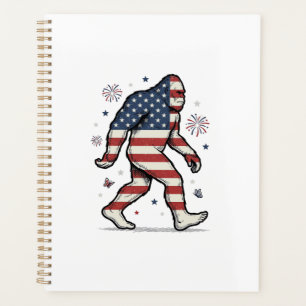 Chemise de design de gravure vintage Bigfoot patri