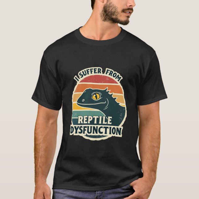 Chemise de dysfonction du reptile - T-shirt Lizard (Devant)