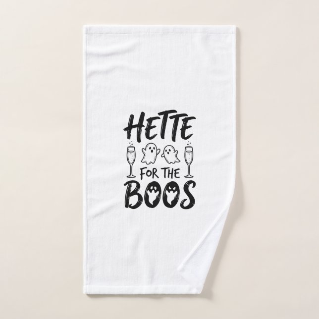 Chemise de fête fantôme Halloween pour les huées (Serviette à main)