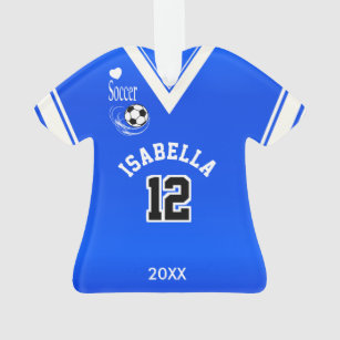 Chemise de football bleu royal