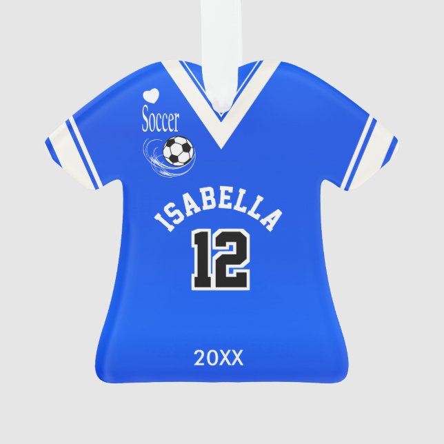 Chemise de football bleu royal (dos)