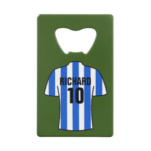 Chemise de football en Bleu et Blancs