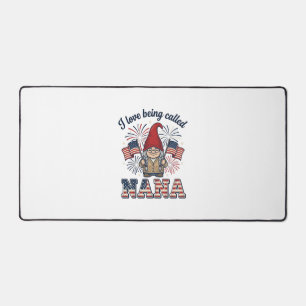 Chemise de grand-mère gnomes patriotiques vintage