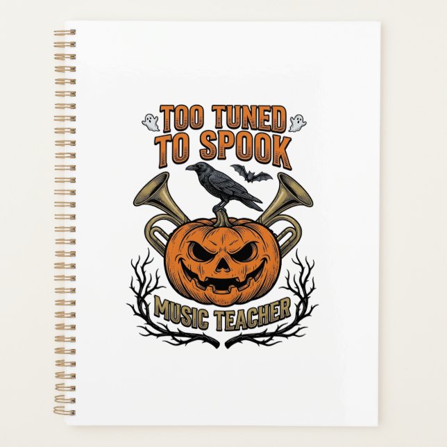 Chemise de gravure de citrouille Halloween Prof de (Devant)
