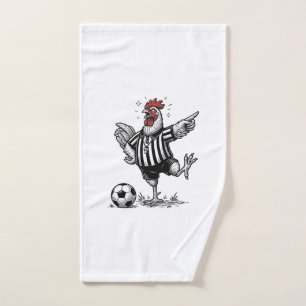 Chemise de gravure vintage de football de poulet d