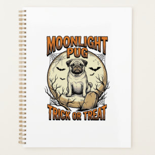 Chemise de Halloween pour Pug avec gravure vintage
