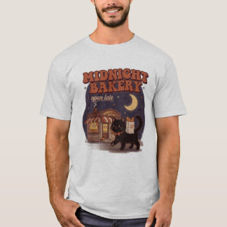 Chemise de la boulangerie de minuit, T-shirt chat