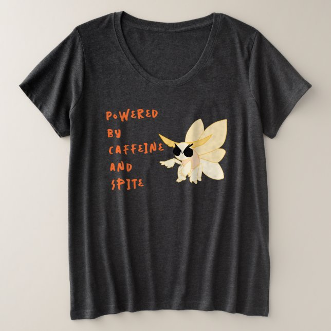 Chemise de la Colère du Papillon Impérial Caféine  (Design devant)