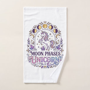 Chemise de Licorne Phases Lunaires Licorne Fond Bl