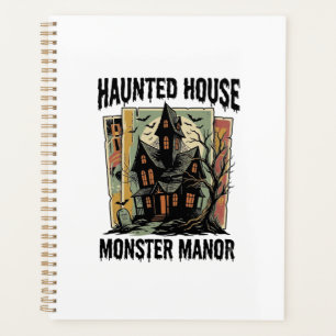 Chemise de maison hantée dessin vintage de manoir