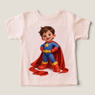 Chemise de naissance de super-héros mignon pour to
