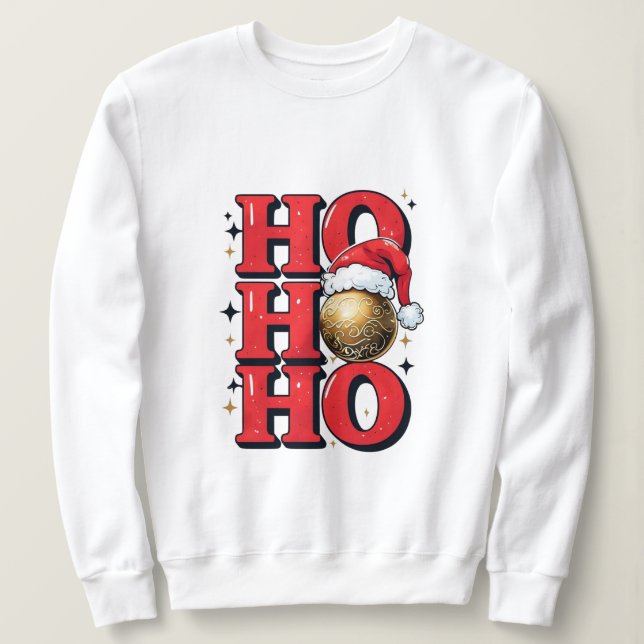 chemise de Noël sweatshirt (Design devant)