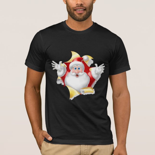chemise de noël - T-shirt Noël du Père Noël (Devant)